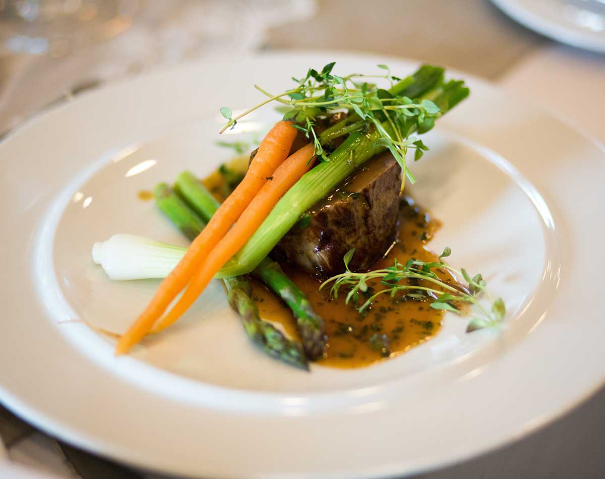 Lamb With Hasselback Potatoes