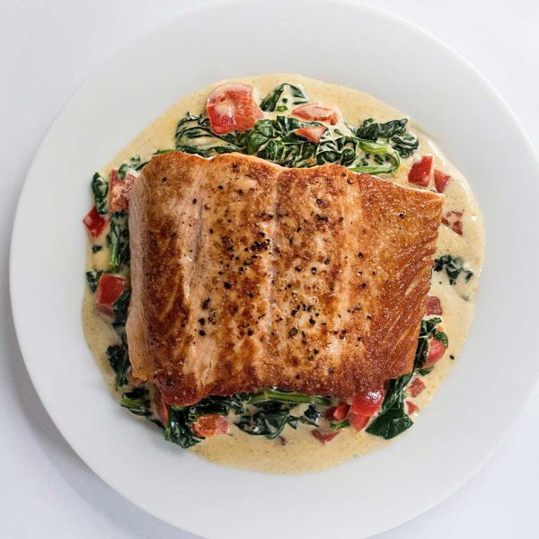 Chicken Piccata With Garlicky Greens